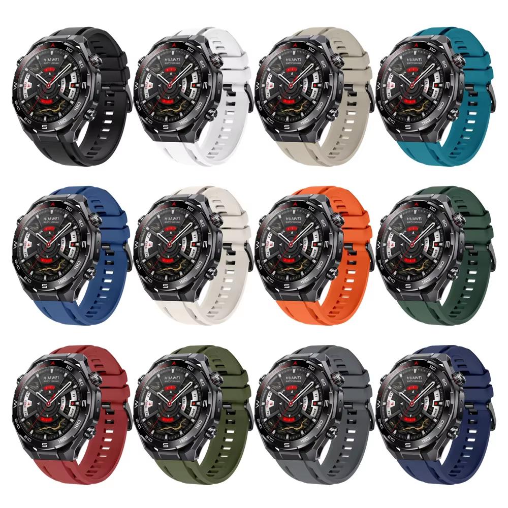 Sport Silicone Band for Huawei Watch GT 6 pro 5 Pro GT 5 4 46mm Accessories bracelet correa Huawei Watch Ultimate 2 22mm straps