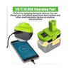DM18RL Converter Battery Adapter for Dewalt 20V for Milwaukee 18V M18 Llithium Battery Convert to for Ryobi Power Tools