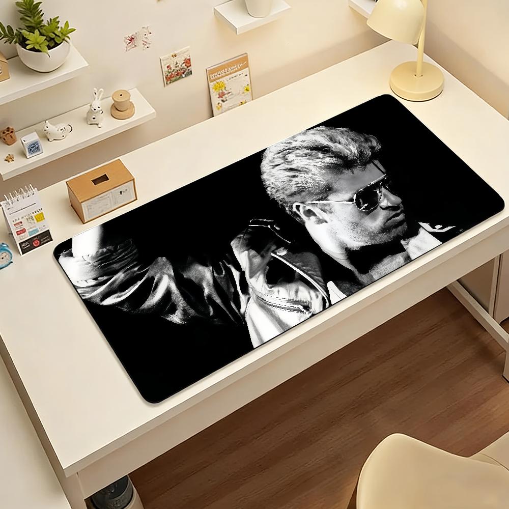 Singer George Michael Mouse Pad Computer Laptop Rubber Non-slip Mouse Mat Mousepad Gamers Decoracion Desk Mat