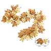 Big Size Leaves Artificial Mapple Leaves Garland Multicolor Fall Leaves Vine  Festival Ornament