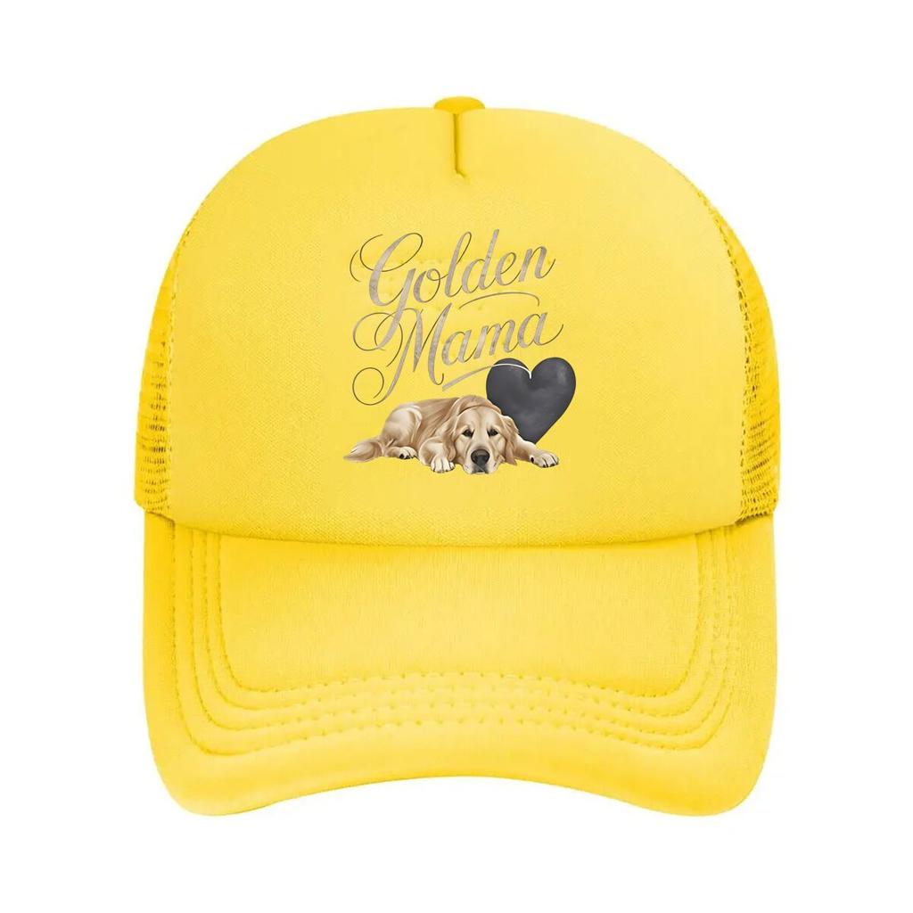 Hat with Golden Retriever Print Is a Fashionable Hat Suitable for Both Unisex and Women It Can Be Mesh Baseball Cap