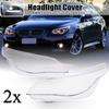 Left+Right Car Headlight Lens Cover Lampshade Shell For BMW E60 E61 25I 530I 545I 550I 2003-2010 Headlight Cover