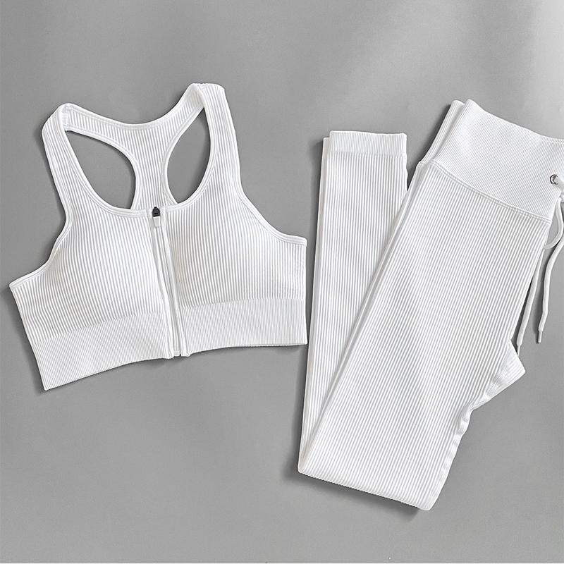 Women's Tracksuit Seamless Yoga Set Workout Sportswear Gym Clothing Fitness Sports Suits