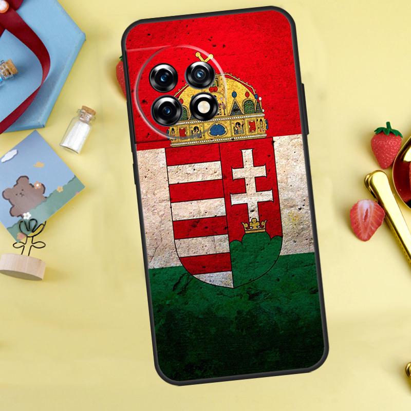 Чехол с флагом Венгрии для OnePlus 13 13R 12 12R 11 10 Pro 8T 10T OnePlus Nord 4 CE 2 3 Lite N30 N20 N10