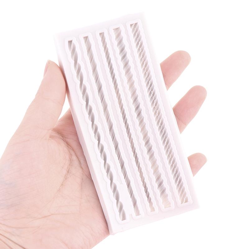 Силиконовая форма «сделай сам», форма для шоколадного торта, пять линий, форма веревки, форма для выпечки, кухня