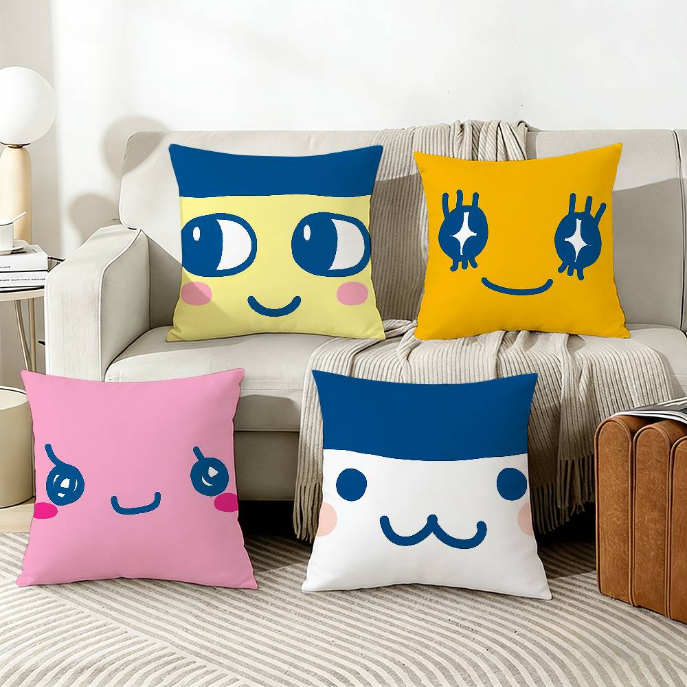 Cute TamagotchiS Pillow Cover Sofa Cushion Cover Home Room Decoration Children Gift