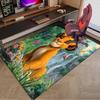 Lion king Artwork Printed Area Rug for Office, Chair Rug, Decorative Carpet Floor Mat, Large Size Fan gifts Christmas gifts