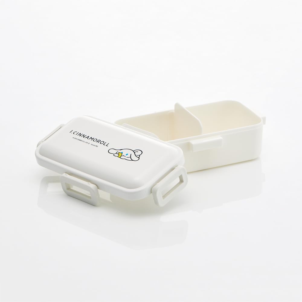 Skater Bento Single Made in Dishwasher and Microwave Aishina Moroll Design Box, 530ml, Tier, Japan, Leak-Resistant, 4-Point Lock, Safe, (PFLB6AG-A)