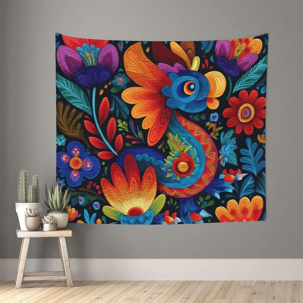 Hanging for Living Room Merry Christmas Snowman Tapestry Modern Wall Art Wall Blanket Aesthetic Tapestrys Indoor Tapestries for
