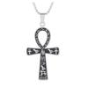 Stainless Steel High Quality Ancient Egyptian Anka Cross Pendant - A Unique and Fashionable Men's Stainless Steel Amulet Gift