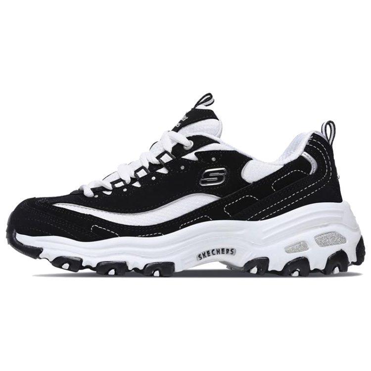 Skechers D'Lites Gs Черный/ Белый Женские 11422-BKW