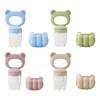 Baby Fruit Food Feeder & Freezer Nibble Tray Combo, Breastmilk Freeze Molds for Baby Cooling Relief Teething