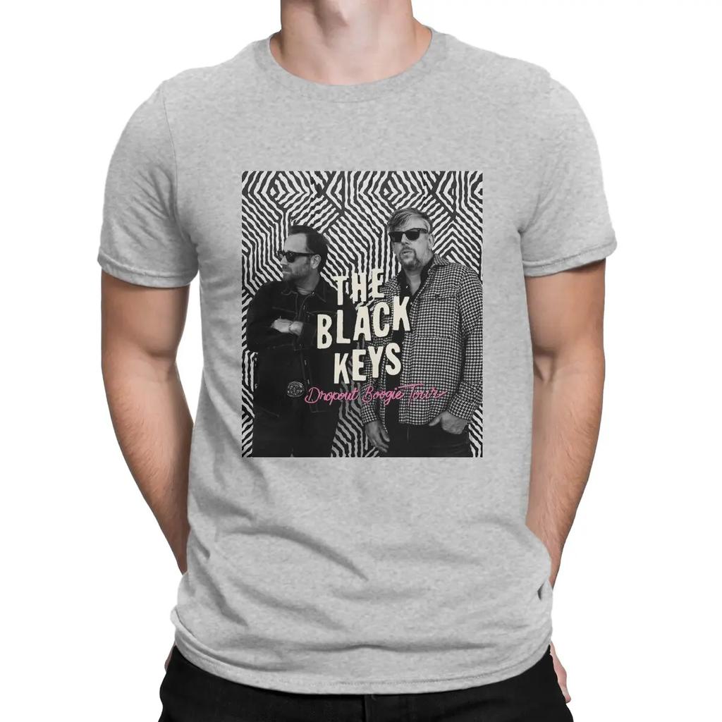 The Black Keys Creative TShirt for Member Round Neck Basic T Shirt Personalize Birthday Gifts OutdoorWear Unisex