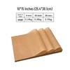 Natural Color Baking Paper Pads, Non-Stick & High-Temp Resistant, 200 Food-Grade Silicone Oil Sheets.