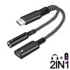 Jack Type C to Type C Type C To 3.5mm Jack Cable Converter OTG Cable Charging Cable Aux Converter