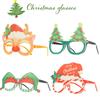 Рождественские очки, праздничные очки для вечеринок, оправа, мультяшный Санта-Клаус, снеговик, снежинка, елка, очки для лося, реквизит для фотосъемки для детей и взрослых