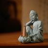 Бытовые ароматерапевтические украшения новые китайские новые украшения гостиная дзен чай настольные поделки маленькая скульптура сидящего Будды