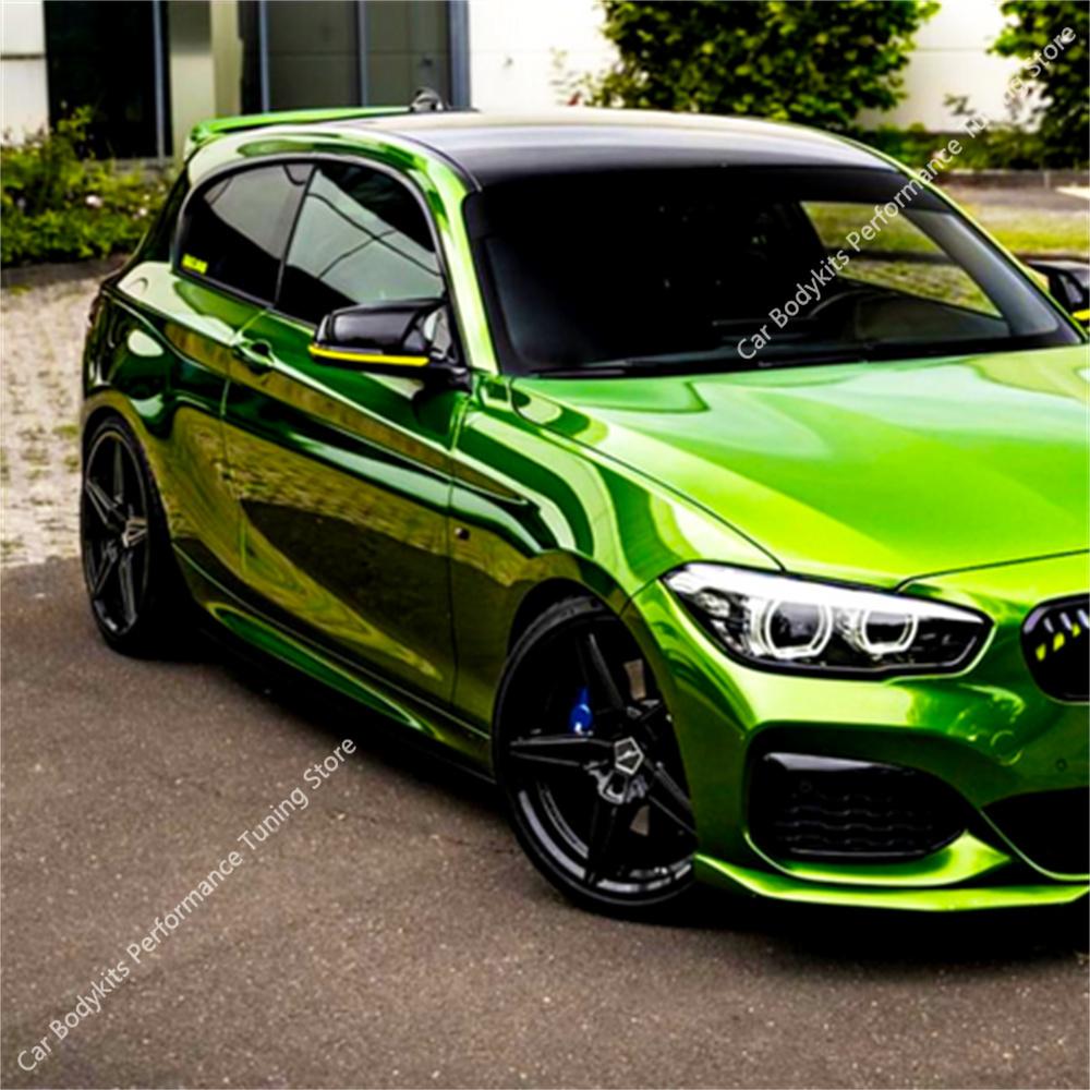 For BMW F20 F21 2pcs M Style Gloss Black Car Rear View Mirror Cover Caps Trim Shell Frame 118i 120i 120d 125i 125d M135i M140i
