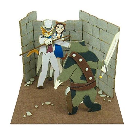 Sankei Studio Ghibli мини Возвращение кота Барон и кошка Хару Без масштаба Бумажное моделирование MP07-65