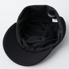 AVIREX knit cap with brim, black
