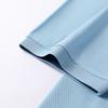 [30.8% Mulberry Silk&Cotton&Linen] Summer Short sleeved T-shirt Business Men's Casual Polo Shirt