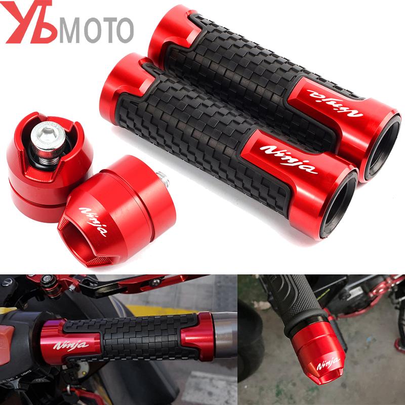 Аксессуары для мотоциклов, ручки для руля, наконечники для KAWASAKI NINJA 400 300 250 ZX6R ZX10R ZX14R ZX12R ZX9R 500R 600R