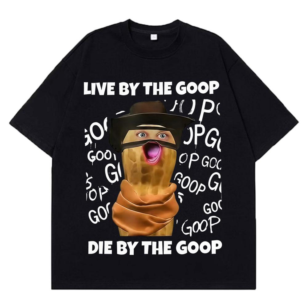 Мне the Burnt Peanut goop Футболка Fun Girl Мода Харадзюку Повседневная рубашка