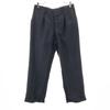 60s 70s Slacks Pants Charcoal Navy Men's Used