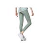 Nike High-Waisted Solid Fitness Leggings Women Bottoms Green BQ9995-357