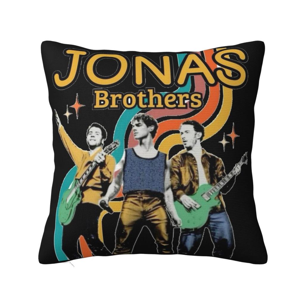 Jonas Brothers Pillow Case Cushion Covers Funny Polyester Decorative Pillowcover for Home x