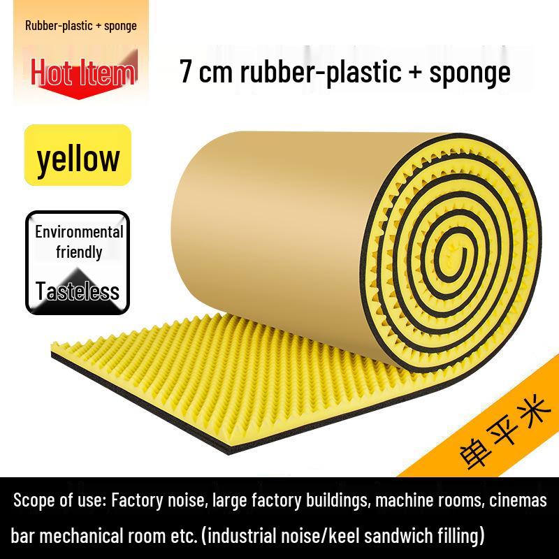 Самоклеящаяся звукоизоляционная панель с огнезащитой - Снижение и поглощение шума