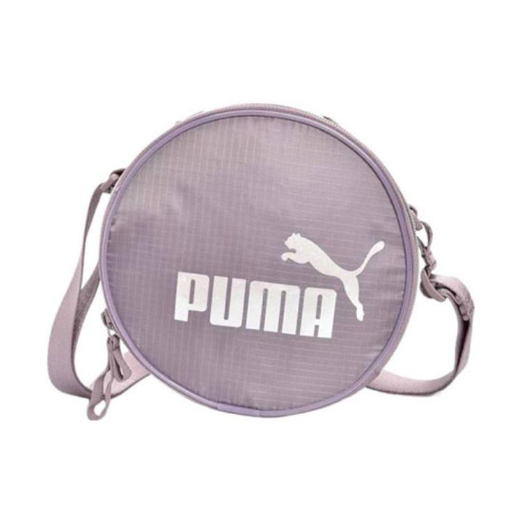 PUMA Polyester Small Round Bag, Shoulder Bag, Crossbody Bag, Handbag Regular Women's Dream Purple 075718-02