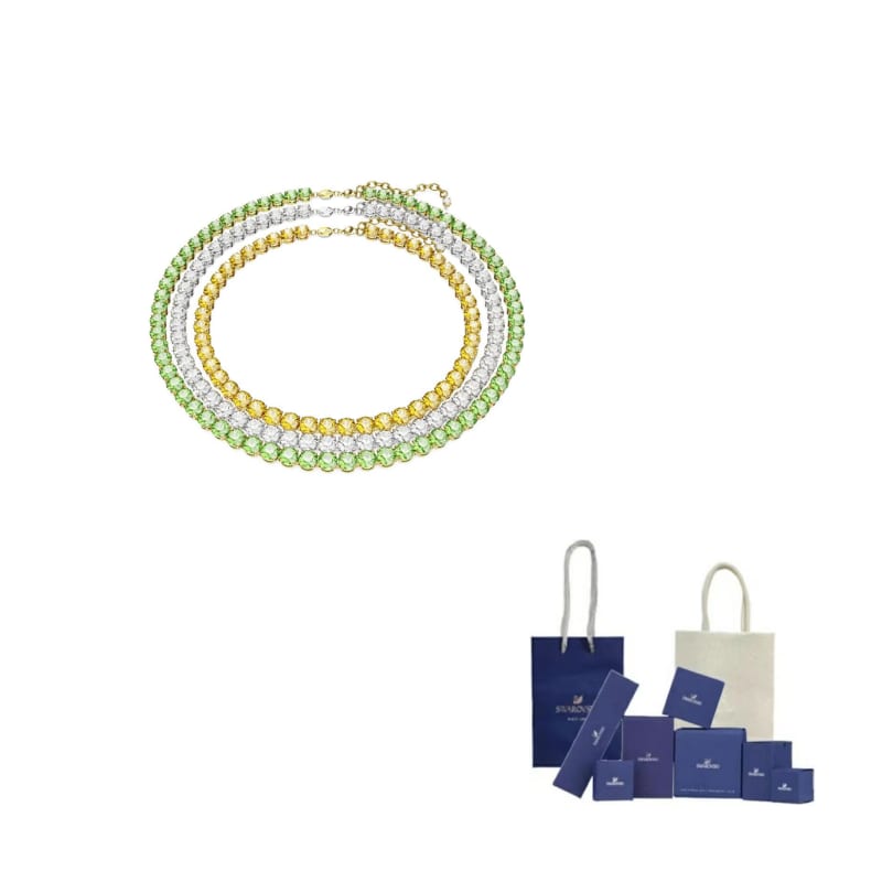 Swarovski Матрица Теннисные Ожерелья Женские Разноцветные 5647443