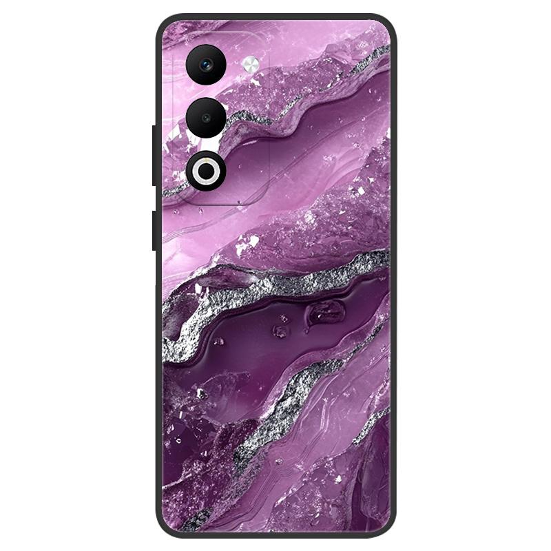 Чехол для Oppo A5m CPH2727 Мраморный Мягкий Матовый Силиконовый Задний Чехол для Oppo A5 4G A5i Global Oppo K13x 5G CPH2735 Полный Корпус Телефона