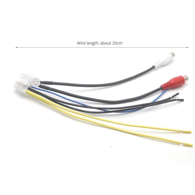 Car Stereo Amplifier 10 Pin Plug Power Harness Sub-woofer RCA Adapter For Pioneer TS-WX300TA TS-WX300A TS-WX1210A TS-WX1010A