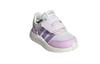 adidas Neo Run 70S Нескользящие износостойкие низкие детские кроссовки Бело-розовые для младенцев и малышей ID1155