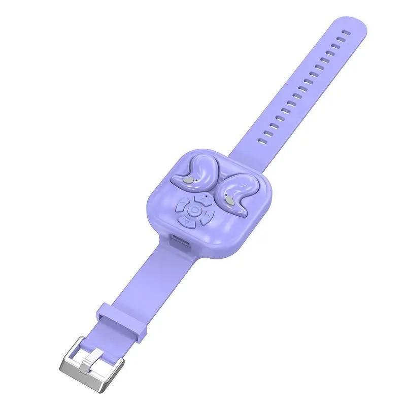 Wireless Watch Earphones Support Short Video Control For Tiktok HiFi Stereo Music Low Latency Sleep Earbuds Painless Wear