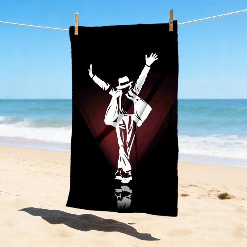 Moonwalk Dance Stylish Digital Printing Beach Towel Quick Drying Absorbent Blanket For Beach Pool Gym Travel Christmas Gift C9211917