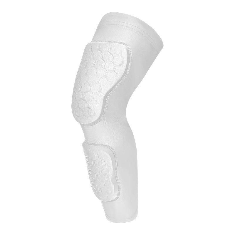 Sports Knee Sleeves Knee Calf Guard Honeycomb Foam Padding Non-Slip Silicone Breathable for Sports Protection