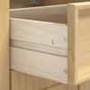 SKI Cabinet Honey Brown 40 x 46 x 81 cm Solid Pine Wood