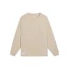 Sports Lifestyle Series Solid Color Crew Neck Long Sleeve T-Shirt Men Tops Milk-Tea-Brown AHSS751-5