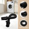 Гибкий шланг пылесоса Черный сменный шланг для UV850 UV900 UV950 Home Cleaning Reach, Гофрированный наконечник Часть для боковых поверхностей мебели и