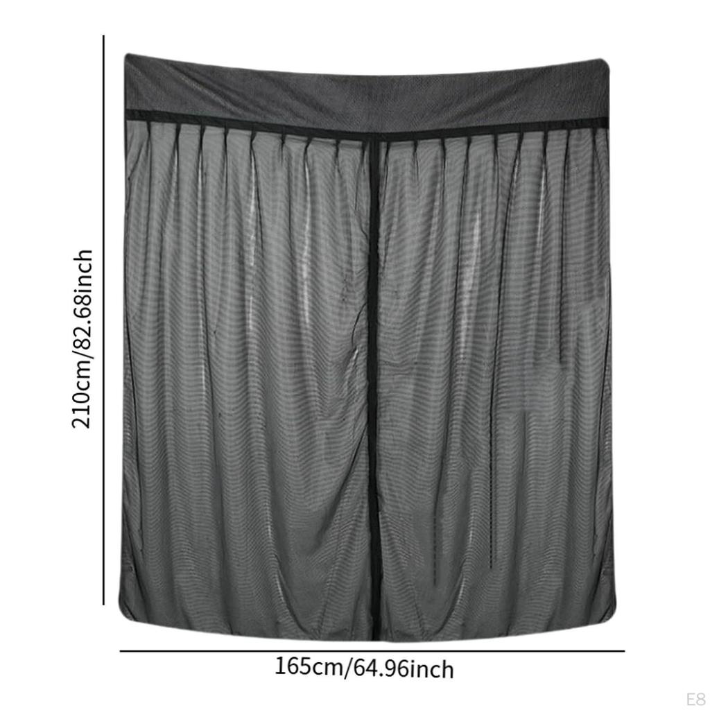 Сетка для боковой двери фургона, легкая установка, многофункциональная сетка, раздвижная крышка