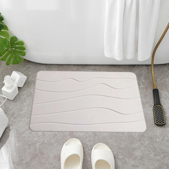 Bathroom Floor Mat Quick Absorbent Quick-Drying Diatom Mud Anti-Slip Bottom Entry Rug