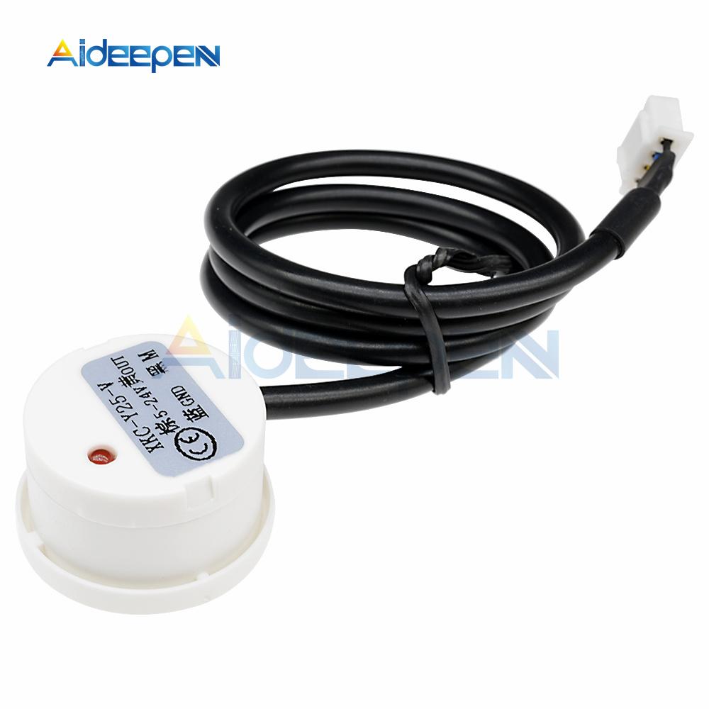 DC 5V 12V 24V XKC Y25 Бесконтактный переключатель-датчик уровня жидкости Детектор Внешний приклеиваемый тип Датчик уровня NPN PNP Интерфейс Rs485