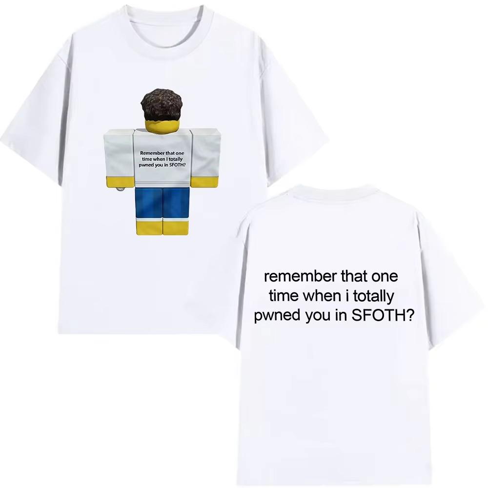 Funny Blame John Meme T Shirt Shedletsky Forsaken Print Short Sleeve T-shirts Unisex Casual Cotton High Quality T-shirt Tops