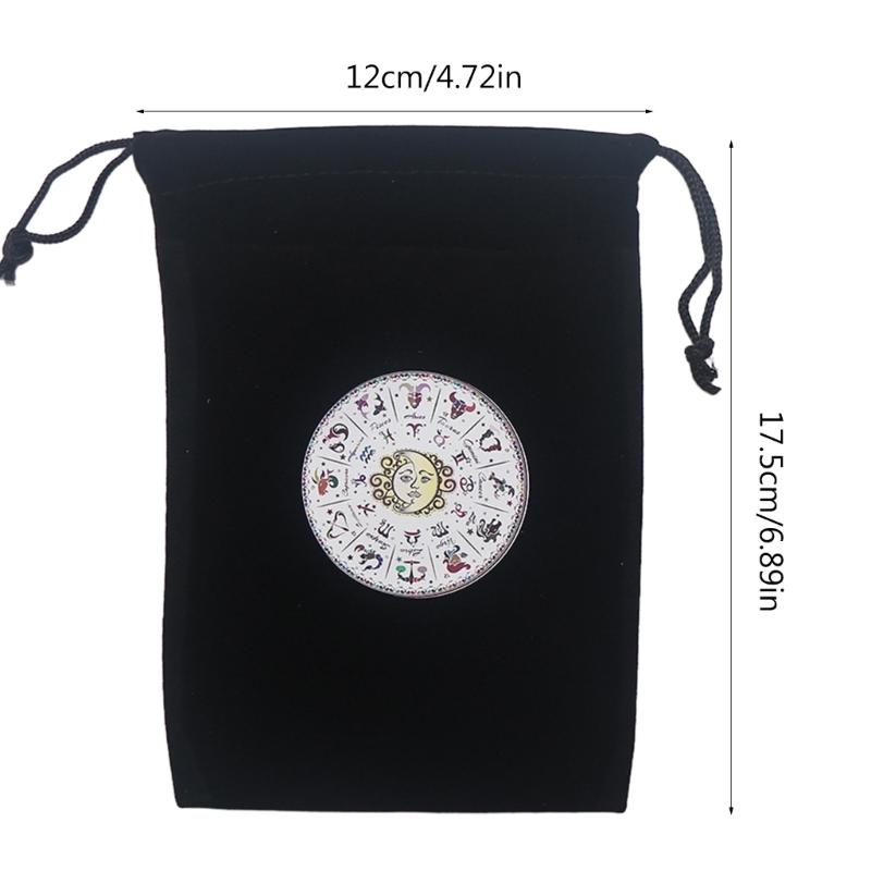 Мини мешочек на шнурке для украшений, кубиков, карточек для настольных игр, подарочный упаковочный мешочек