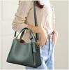 Ретро мода простая новая текстура большая вместительная сумка на плечо женские сумки портативная сумка-ведро