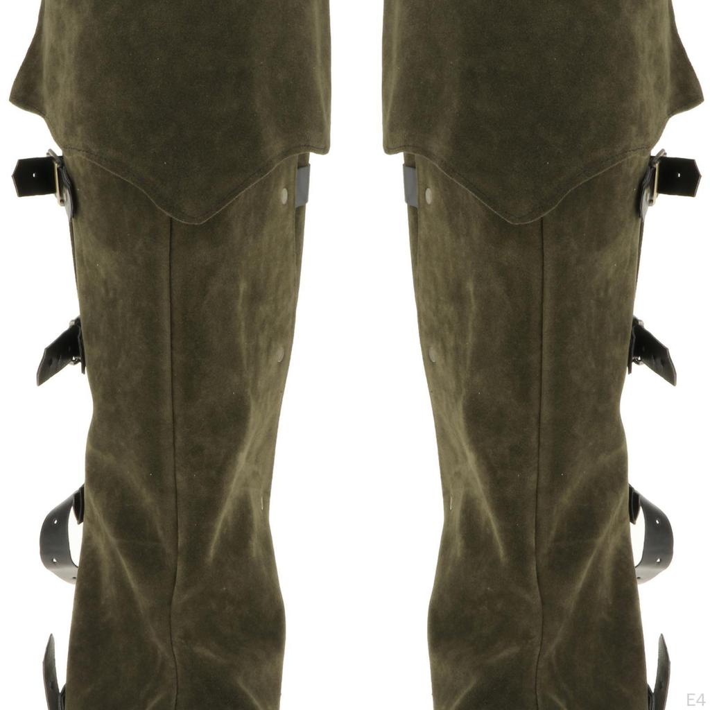 Чехлы на сапоги для пиратского косплея, взрослые, ПУ