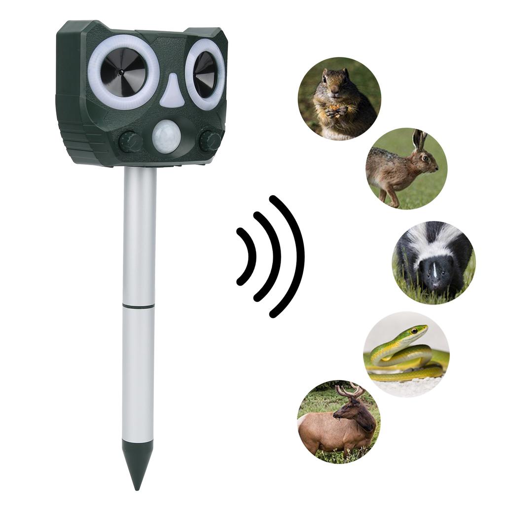 Многофункциональный солнечный ультразвуковой отпугиватель животных, уличный отпугиватель мышей и птиц